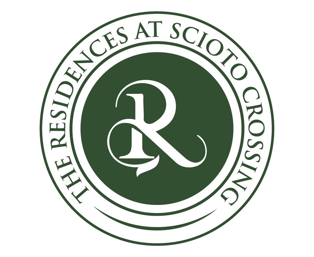 The Residences at Scioto Crossing logo.